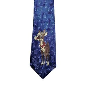 Rudolph The Red Nosed Reindeer‎ RUDOLPH Vintage 98'Collectable Tie Rudolph CO